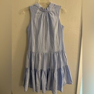 Blue stripped dress